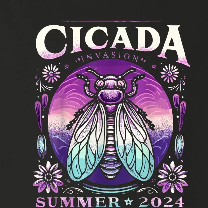 Cicada Invasion 2024 Broods Xix & Xiii Cicada Toddler Long Sleeve Shirt