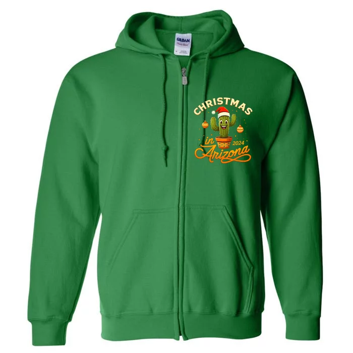 Christmas In 2024 Arizona Full Zip Hoodie