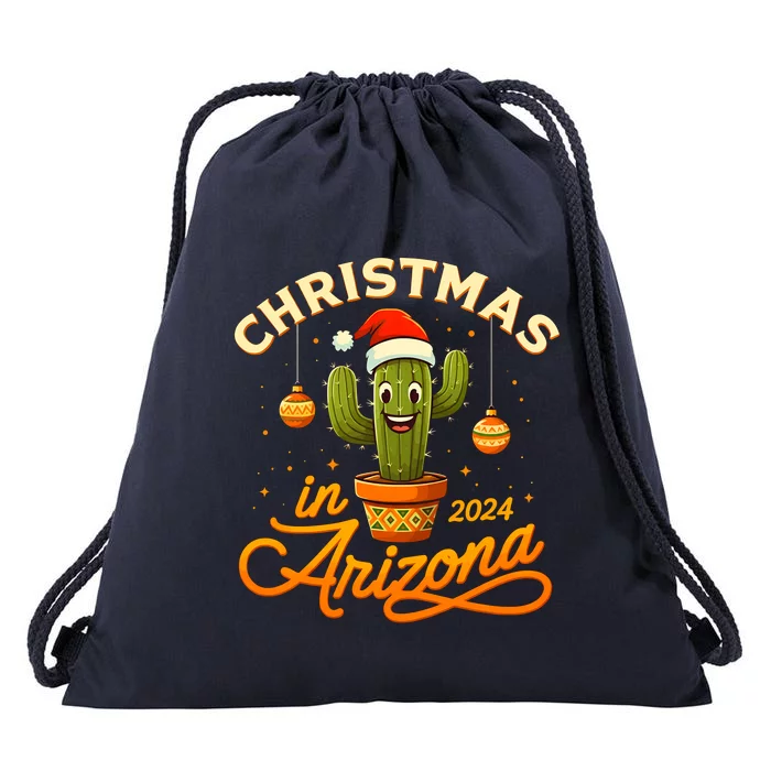 Christmas In 2024 Arizona Drawstring Bag