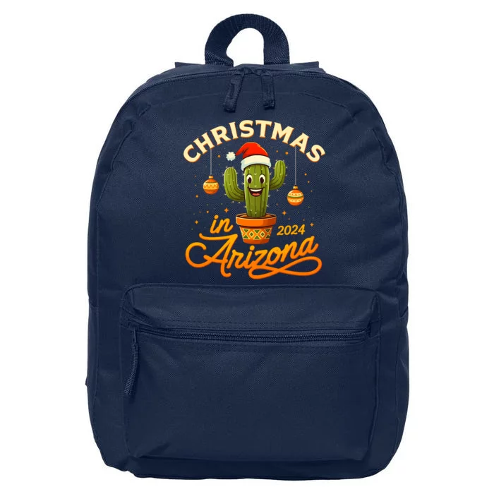 Christmas In 2024 Arizona 16 in Basic Backpack