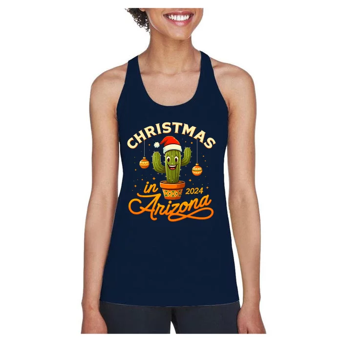 Christmas In 2024 Arizona Women's Racerback Tank