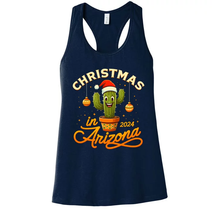 Christmas In 2024 Arizona Women's Racerback Tank