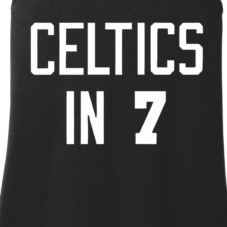 Celtics In 7 Ladies Essential Tank