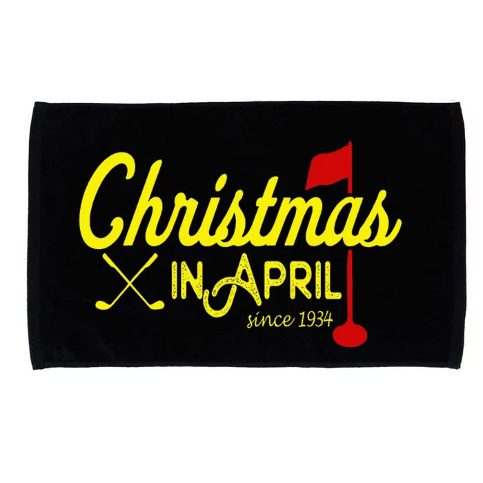 Christmas In April Golf Majors And Tournaments Microfiber Hand Towel