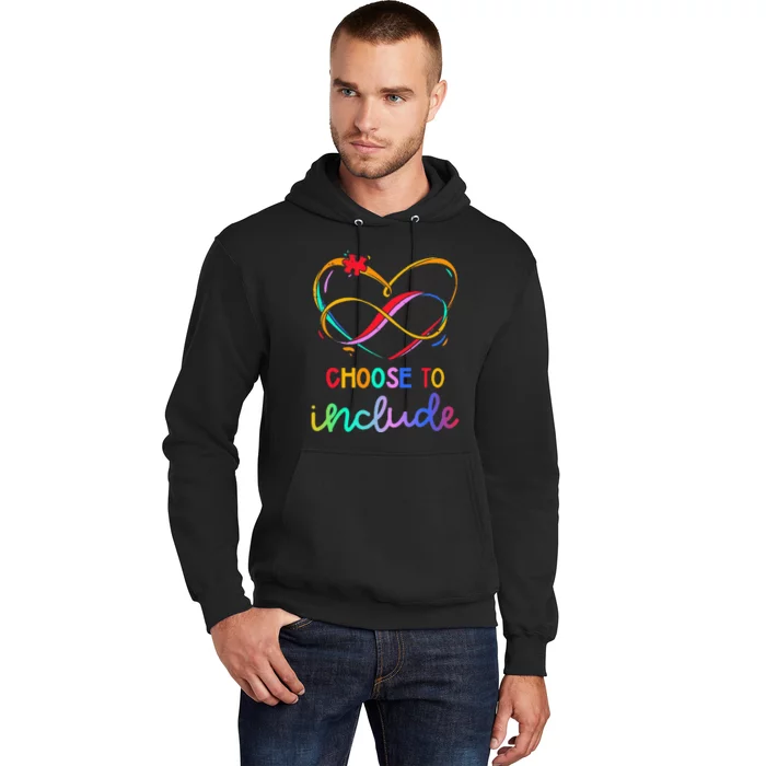 Choose Include Autism Day Teacher School Hoodie