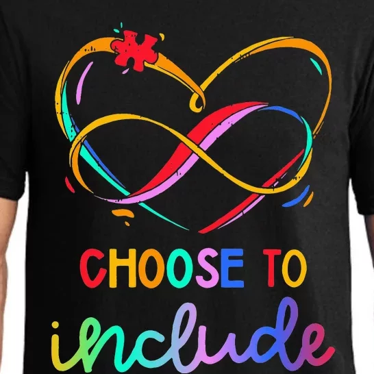 Choose Include Autism Day Teacher School Pajama Set