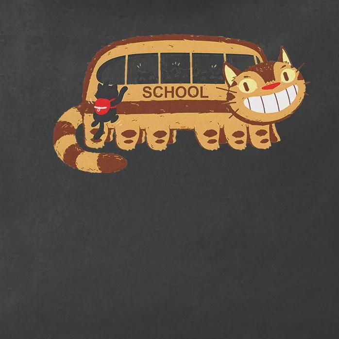 Cats In A Catbus Headed To School Schoolcatbus Zip Tote Bag