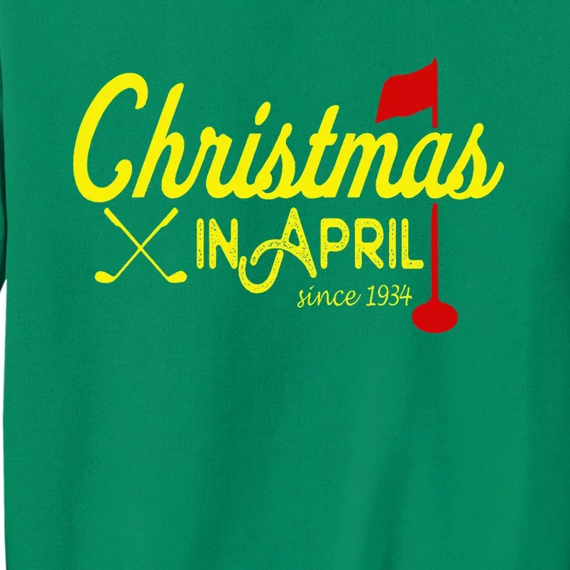 Christmas In April Golf Majors And Tournaments Sweatshirt