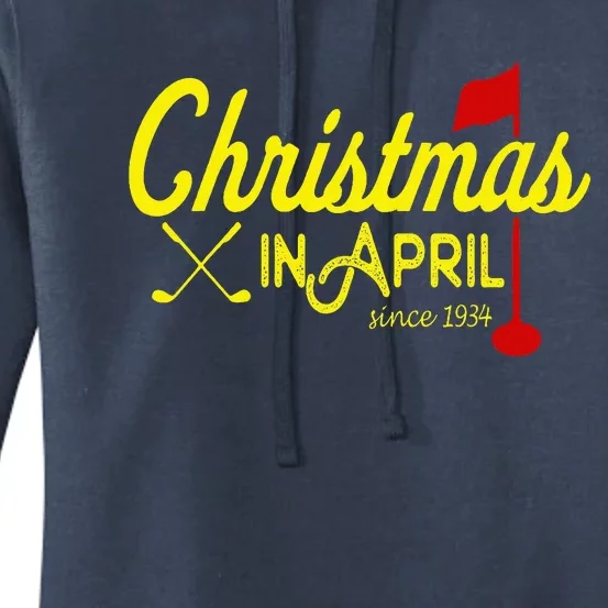 Christmas In April Golf Majors And Tournaments Women's Pullover Hoodie