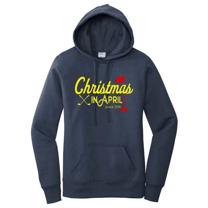 Christmas In April Golf Majors And Tournaments Women's Pullover Hoodie