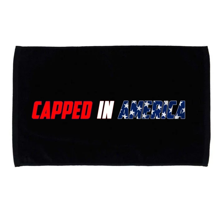 Capped In America Social Justice Bullets Gift Microfiber Hand Towel