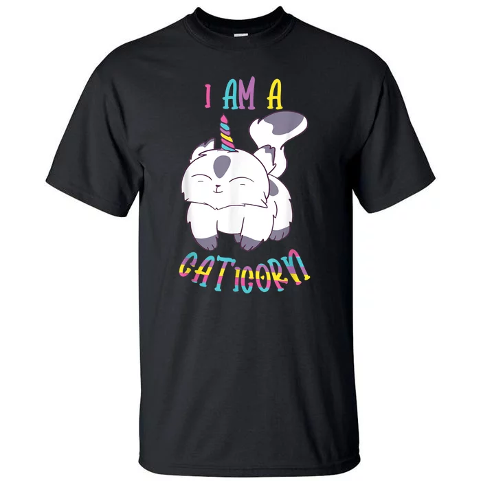 Cute IM A Caticorn Cat Unicorn S Tall T-Shirt