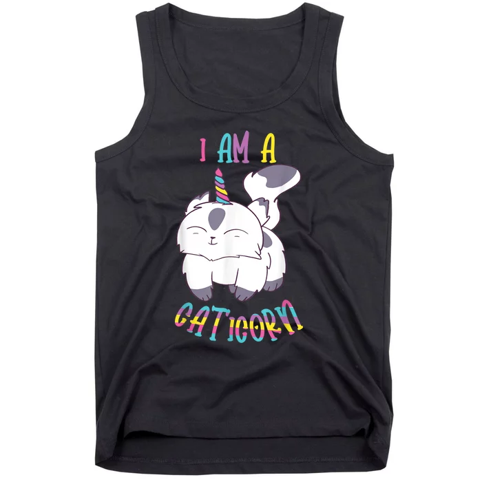 Cute IM A Caticorn Cat Unicorn S Tank Top