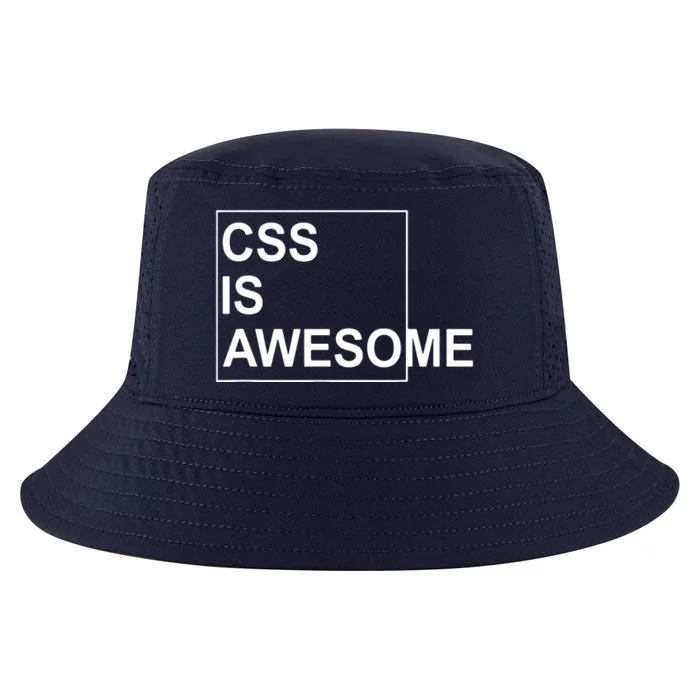 CSS Is Awesome Programmers Software Developer Cool Comfort Performance Bucket Hat