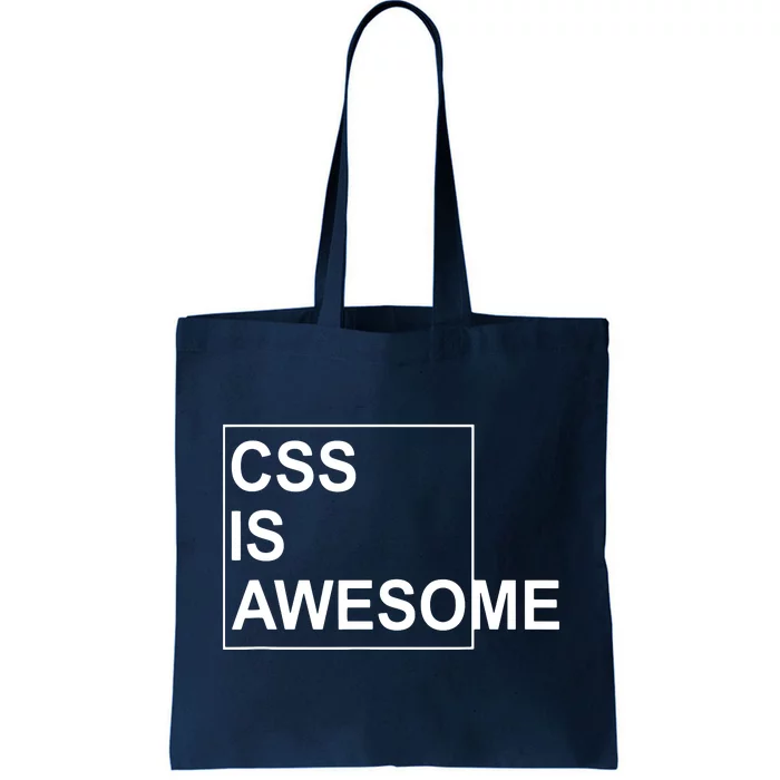 CSS Is Awesome Programmers Software Developer Tote Bag