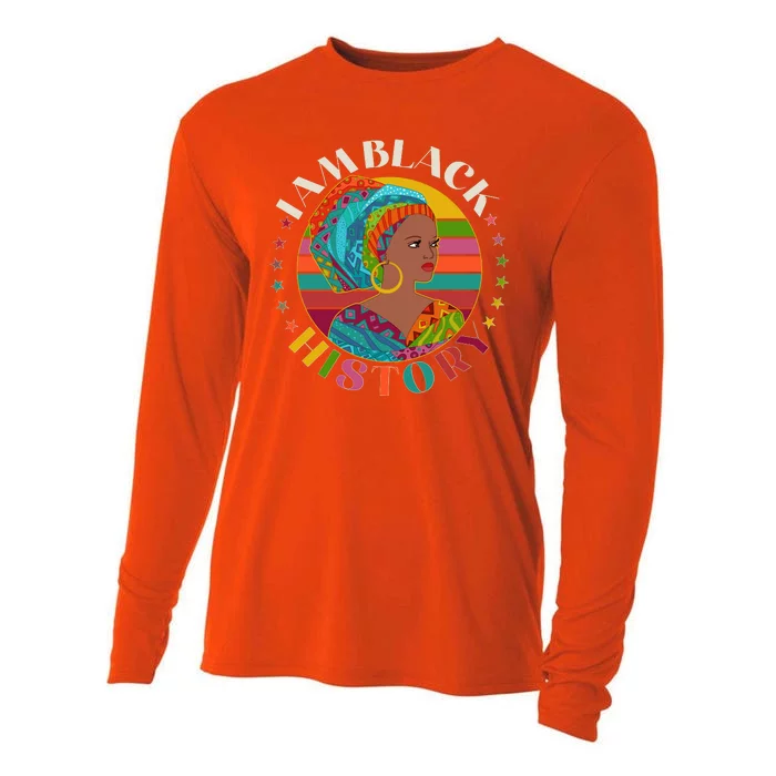 Colorful I Am Black History Cooling Performance Long Sleeve Crew