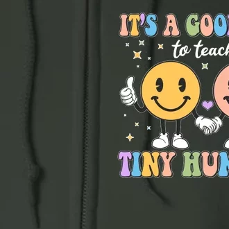 Cute It's A Good Day To Teach Tiny Humans Back To School Full Zip Hoodie