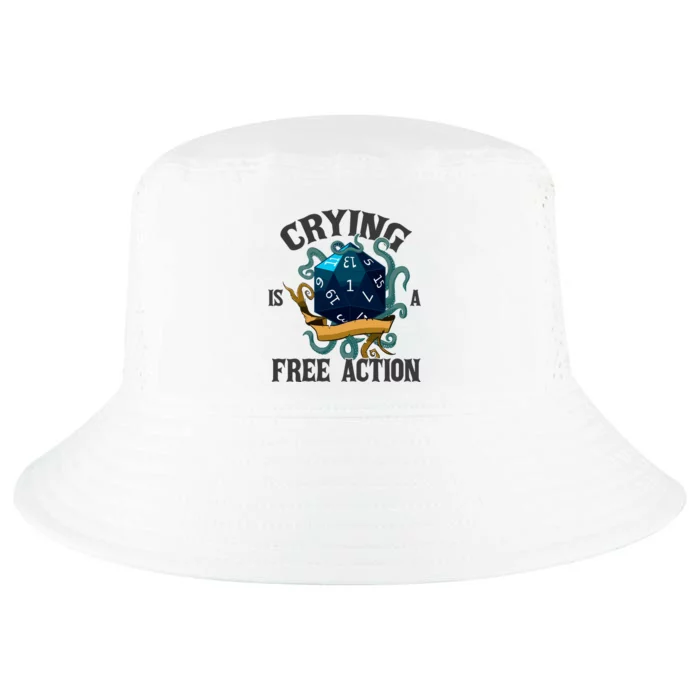 Crying Is A Free Action Cool Comfort Performance Bucket Hat