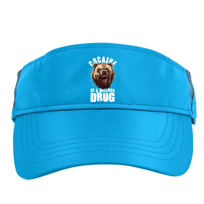 Cocaine Is A Helluva Drug Bear Adult Drive Performance Visor