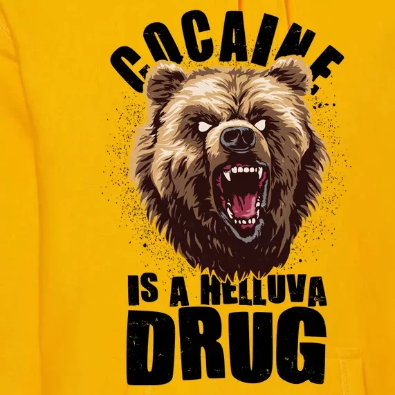 Cocaine Is A Helluva Drug Bear Premium Hoodie