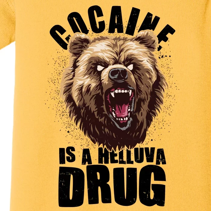 Cocaine Is A Helluva Drug Bear Baby Bodysuit