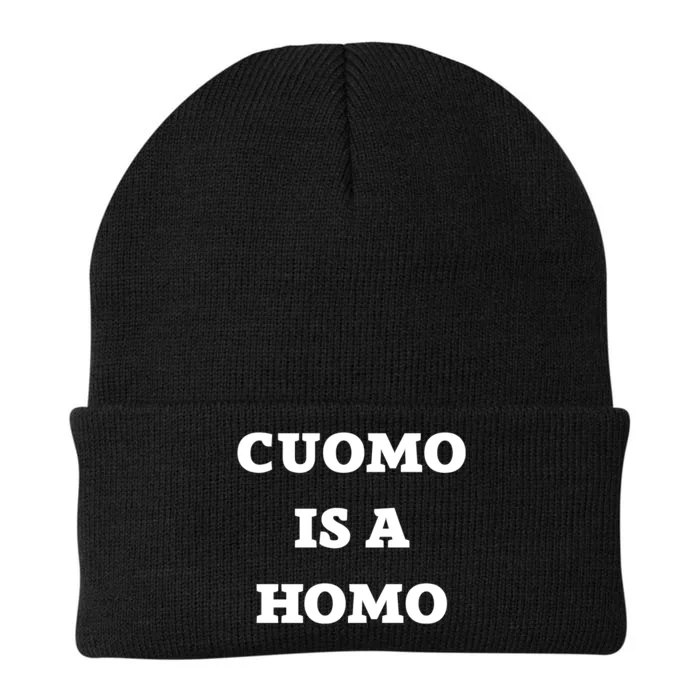 Cuomo Is A Homo Knit Cap Winter Beanie