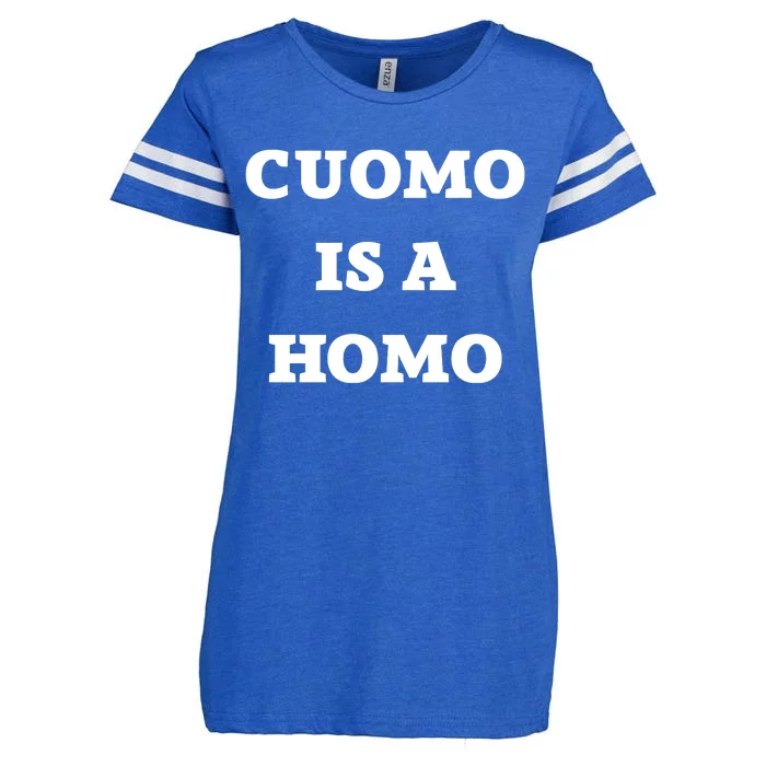 Cuomo Is A Homo Enza Ladies Jersey Football T-Shirt