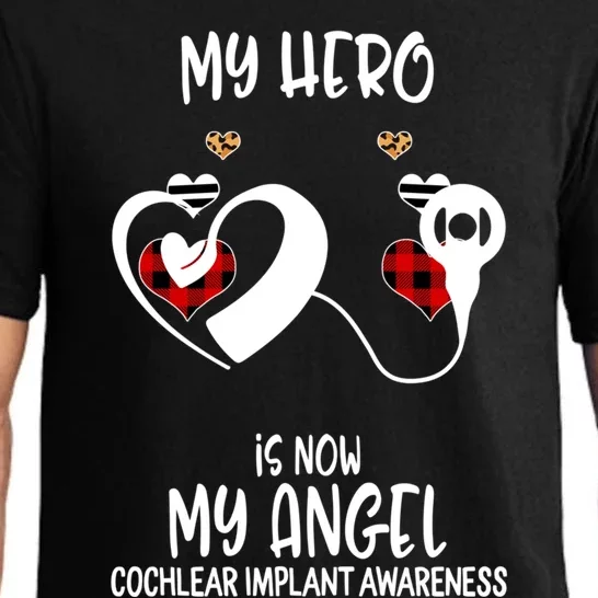 Cochlear Implant Awareness Remembrance Hero Is Now My Angel Gift Pajama Set