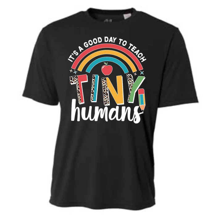 Cute It's A Good Day To Teach Tiny Humans Cooling Performance Crew T-Shirt