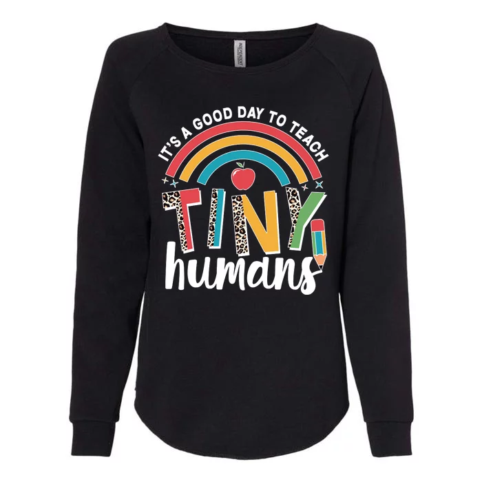 Cute It's A Good Day To Teach Tiny Humans Womens California Wash Sweatshirt