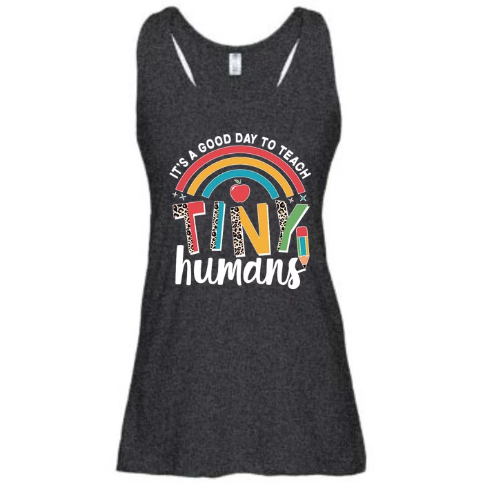 Cute It's A Good Day To Teach Tiny Humans Ladies Essential Flowy Tank