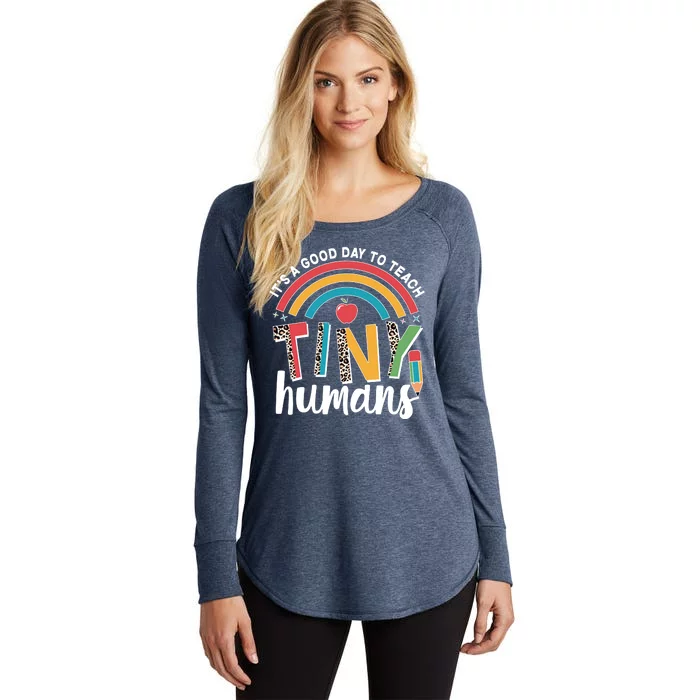 Cute It's A Good Day To Teach Tiny Humans Women's Perfect Tri Tunic Long Sleeve Shirt