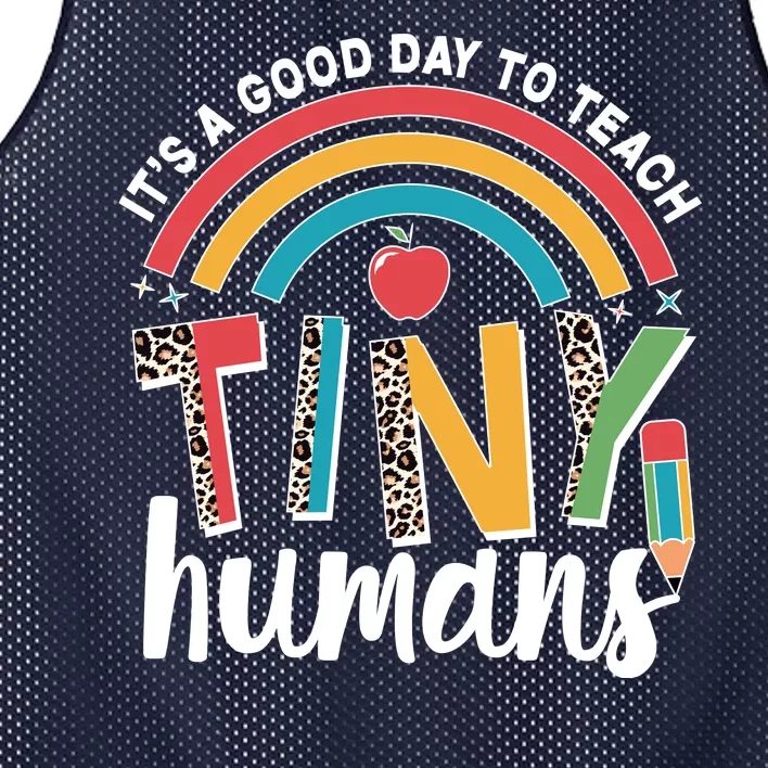 Cute It's A Good Day To Teach Tiny Humans Mesh Reversible Basketball Jersey Tank