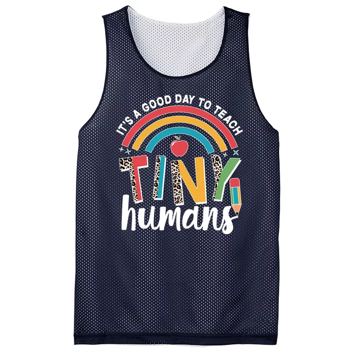 Cute It's A Good Day To Teach Tiny Humans Mesh Reversible Basketball Jersey Tank