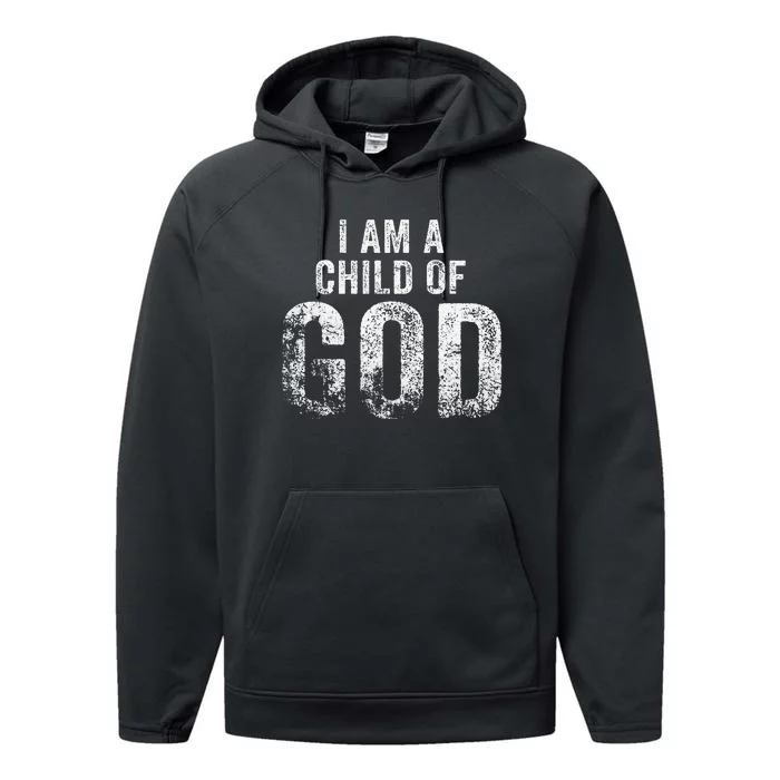 Christian I Am A Child Of God Withstand Performance Fleece Hoodie