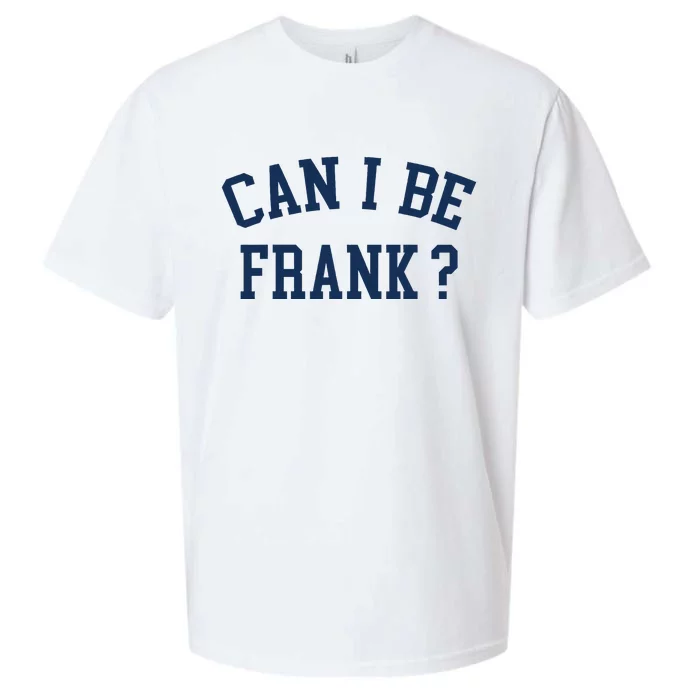 Can I Be Frank Funny Sarcasm Can I Be Frank Sueded Cloud Jersey T-Shirt