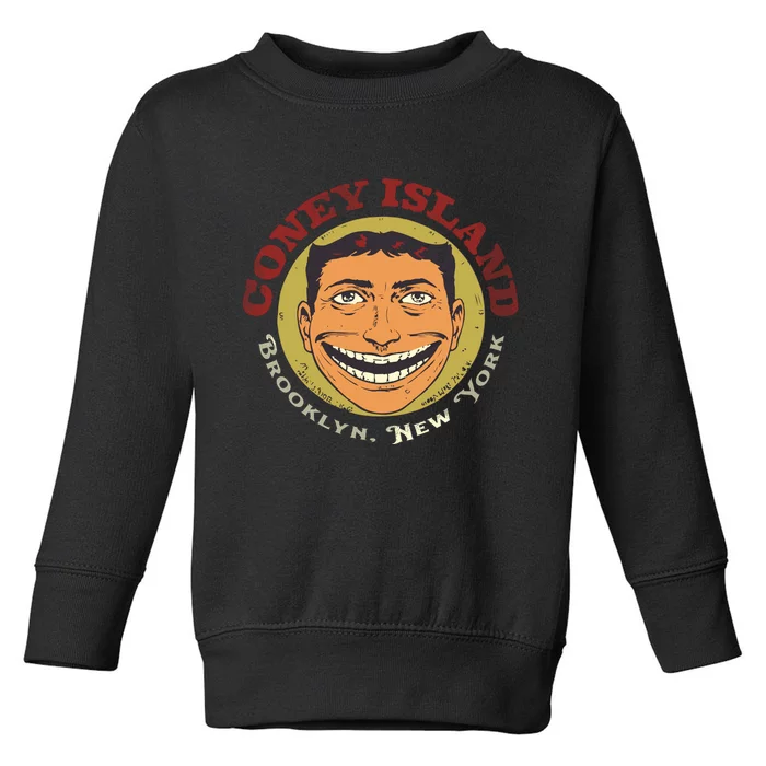 Coney Island Brooklyn Ny Toddler Sweatshirt