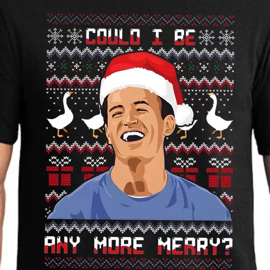 Could I Be Any More Merry Chandler Bing Christmas Rip Rest In Peace Pajama Set