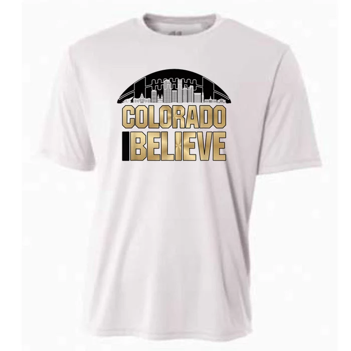 Colorado I Believe In Football Cooling Performance Crew T-Shirt