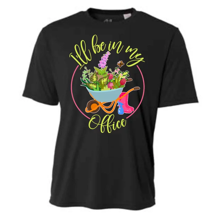 Cute I'll Be In My Office Gardening Fan Cooling Performance Crew T-Shirt