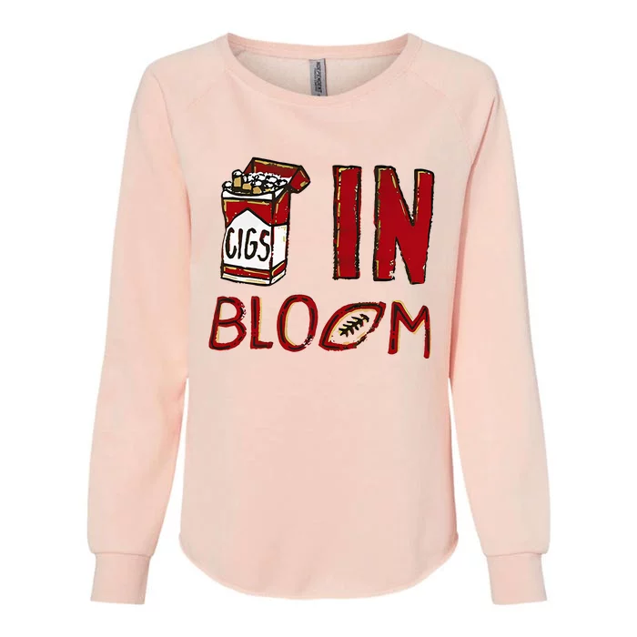 Cigs In Bloom Womens California Wash Sweatshirt