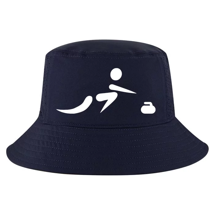 Curling Icon Cool Comfort Performance Bucket Hat