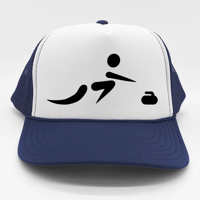 Curling Icon Trucker Hat