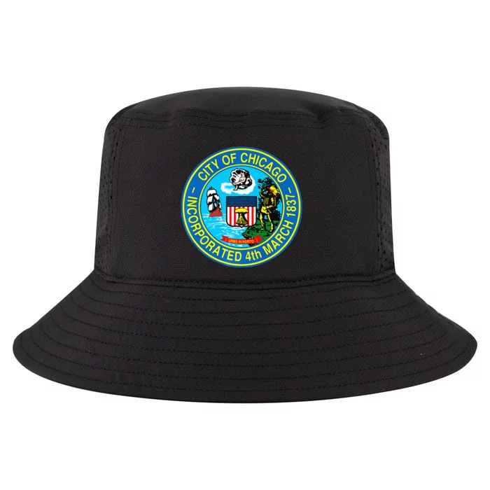 Chicago Illinois City Seal I Love Chicago Illinoisan Cool Comfort Performance Bucket Hat