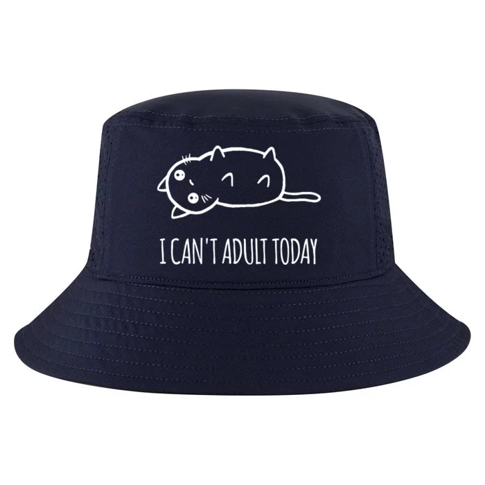 Cats ,I Can't Adult Today Cool Comfort Performance Bucket Hat