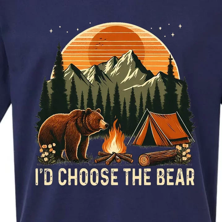 Camping ID Choose The Bear Sueded Cloud Jersey T-Shirt