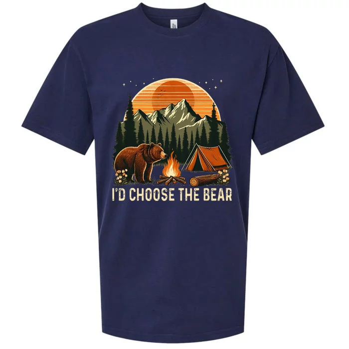 Camping ID Choose The Bear Sueded Cloud Jersey T-Shirt