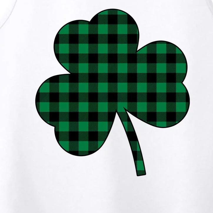 Checkered Irish Clover Leaf Performance Tank