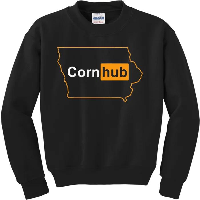 Cornhub Iowa Kids Sweatshirt