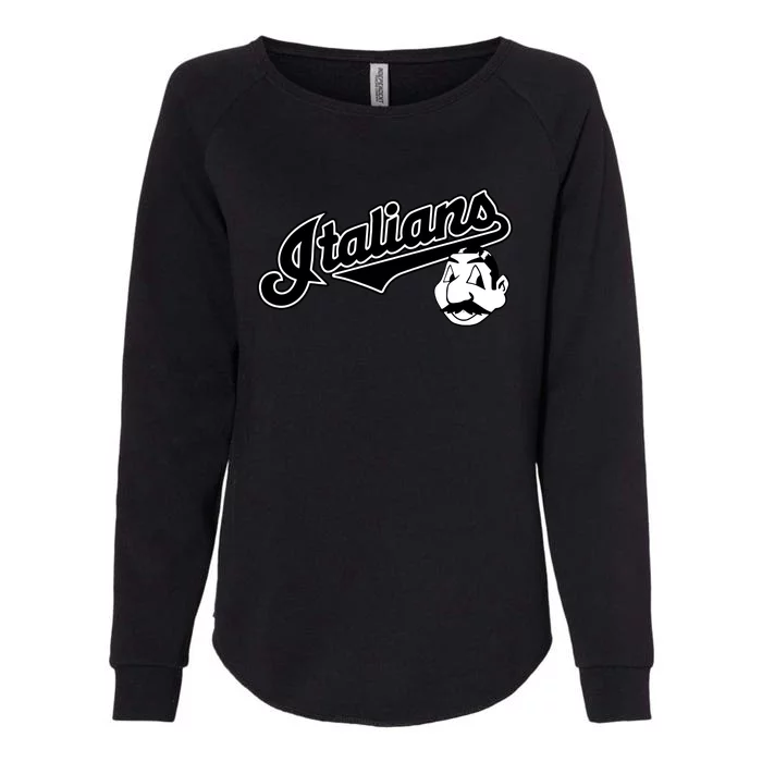 Cleveland Italians Womens California Wash Sweatshirt